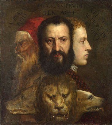 Alegoría de la Prudencia. Tiziano